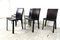 Italian Leather Dining Chairs, 1980s, Set of 6 3