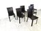 Italian Leather Dining Chairs, 1980s, Set of 6, Image 4