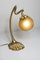 Jugendstil Lampe aus Bronze & Glaspaste von Lucien Gau, 1960er 17