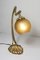 Jugendstil Lampe aus Bronze & Glaspaste von Lucien Gau, 1960er 18