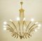 Italian Brass Chandelier with 16 Lights, 1950s, Image 5