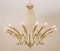 Italian Brass Chandelier with 16 Lights, 1950s, Image 1