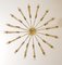 Italian Brass Chandelier with 16 Lights, 1950s, Image 7
