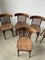 Vintage Bistro Chairs, 1950s, Set of 6, Image 5