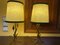 Lampade da comodino vintage in ferro battuto, 1950, set di 2, Immagine 7