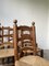 Brutalist Oak Straw Chairs by Charles Dudouyt, 1950s, Set of 6 15