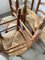 Brutalist Oak Straw Chairs by Charles Dudouyt, 1950s, Set of 6, Image 30