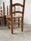 Brutalist Oak Straw Chairs by Charles Dudouyt, 1950s, Set of 6 22