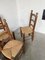 Brutalist Oak Straw Chairs by Charles Dudouyt, 1950s, Set of 6 25