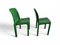 Grüne Stühle von Vico Magistretti für Artemide, 1968, 2er Set 2