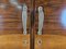 Armario de dos puertas de nogal, años 40, Imagen 10