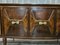 Large Walnut Sideboard with Maple Inlays and Glass Top, 1940 15