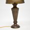 Lámparas de mesa neoclásicas vintage de bronce, años 30. Juego de 2, Imagen 5