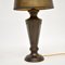 Vintage Neoclassical Bronze Table Lamps, 1930s, Set of 2 6