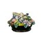 19th Century Spanish Fruits in Basquet on Ceramic Center Piece by Manises 1