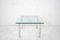 Table Basse Vintage en Verre & Chrome 5