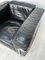 Vintage Black Leather LC2 Armchair by Le Corbusier for Cassina, 1990s, Image 7