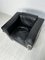 Vintage Black Leather LC2 Armchair by Le Corbusier for Cassina, 1990s 6