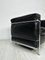 Vintage Black Leather LC2 Armchair by Le Corbusier for Cassina, 1990s, Image 3