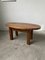 Modernist Oval Pine Coffee Table, 1960s 1