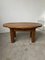 Tavolino da caffè ovale modernista in pino, anni '60, Immagine 18