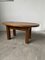 Tavolino da caffè ovale modernista in pino, anni '60, Immagine 19