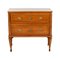 Antique Small Cherry Wood Chest of Drawers, 1800s 1