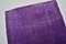 Tappeto vintage in lana viola, anni '60, Immagine 3