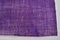 Tappeto vintage in lana viola, anni '60, Immagine 2