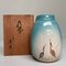 Vase Ikebana Grue en Céramique, 1950s 4