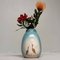Kraniche Ikebana Blumenvase aus Keramik, 1950er 2