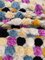Moroccan Area Wool Rug with Colorful Dots Pattern 3