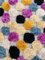 Moroccan Area Wool Rug with Colorful Dots Pattern 4