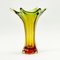 Mid-Century Murano Glas Twisted Vase Flavio Poli zugeschrieben, Italien, 1960er 1