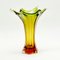Mid-Century Murano Glas Twisted Vase Flavio Poli zugeschrieben, Italien, 1960er 2
