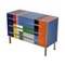 Dresser with 3 Glass Drawers, 1980s, Image 1