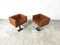 Modern Italian Armchairs in Brown Leather, 1990s, Set of 2 7