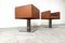 Moderne Italienische Sessel aus Braunem Leder, 1990er, 2er Set 3