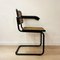 Italian Black Cantilever Chair, 1980s, Image 4
