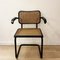 Italian Black Cantilever Chair, 1980s, Image 3