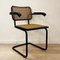 Italian Black Cantilever Chair, 1980s 1