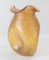 Art Nouveau Iridescent Amber Glass Vase, Image 3