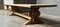 Large French Bleached Oak Trestle Farmhouse Dining Table, 1925 3