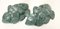 Art Deco Pigeon Birds Wall Sconces in Green Ceramic, France, 1930s, Set of 2 1