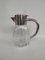 Cooling Pitcher in Silver-Plated Metal and Glass by WMF, 1970s 3