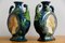 Art Nouveau Majolika Vases, 1910s, Set of 2 10