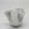 Vintage Jacketed Pearl White Fazzoletto Vase in Murano Glass, 1960s, Image 7