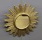 Sun Mirror in Carved and Gilded Wood, 1970 8