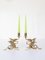 Französische Drachen Kerzenhalter aus Bronze, 19. Jh., 2er Set 4