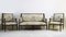 Early 19th Century Sofa and Armchair Set, Set of 3 1